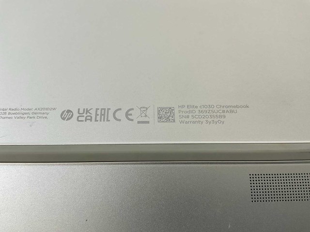 Hp elite c1030 13.5”, core(tm) i7 10th gen, 16 gb ram, 128 gb ssd chromebooks (3x) - afbeelding 8 van  11