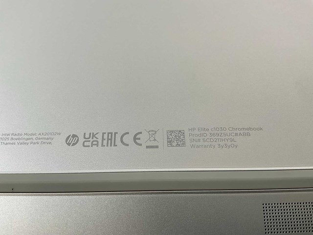 Hp elite c1030 13.5”, core(tm) i7 10th gen, 16 gb ram, 128 gb ssd chromebooks (3x) - afbeelding 21 van  22