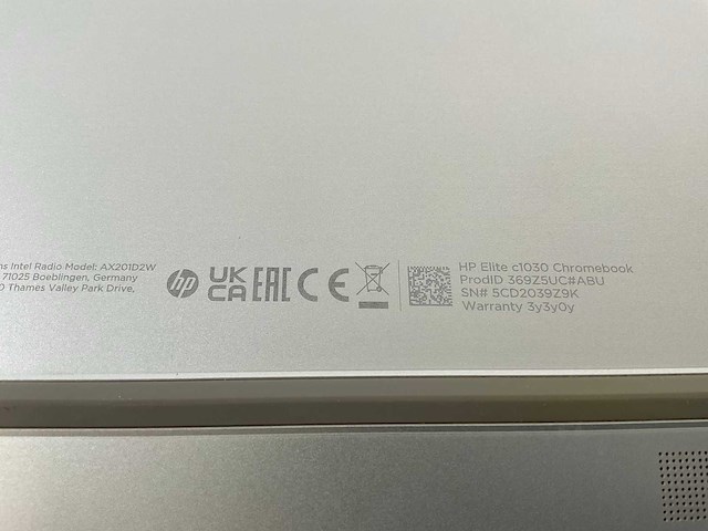 Hp elite c1030 13.5”, core(tm) i7 10th gen, 16 gb ram, 128 gb ssd chromebooks (3x) - afbeelding 8 van  13