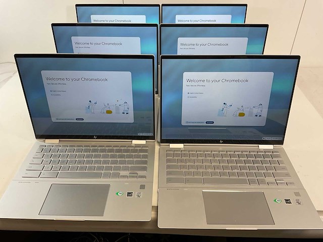 Hp elite c1030 13.5”, core(tm) i7 10th gen, 16 gb ram, 128 gb ssd chromebooks (6x) - afbeelding 1 van  4