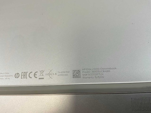 Hp elite c1030 13.5”, core(tm) i7 10th gen, 16 gb ram, 128 gb ssd touchscreen chromebooks (3x) - afbeelding 12 van  12