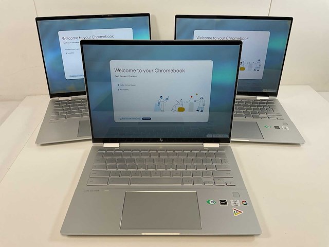 Hp elite c1030 13.5”, core(tm) i7 10th gen, 16 gb ram, 128 gb ssd touchscreen chromebooks (3x) - afbeelding 1 van  23