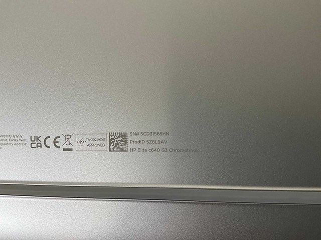 Hp elite c640 g3 14”, core i5 12th gen, 16 gb ram, 256 gb nvme touchscreen chromebook - afbeelding 7 van  7