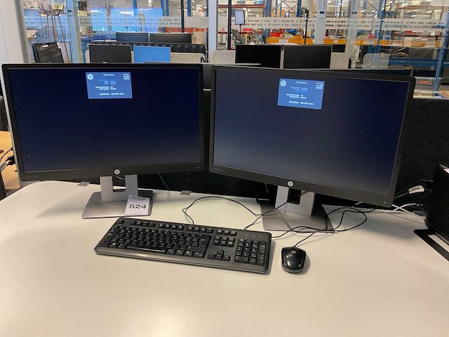 Hp elite display e240 monitor (2x) - afbeelding 3 van  5