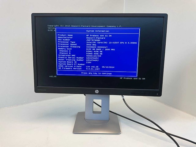 Hp elite display e240 monitor - afbeelding 4 van  7