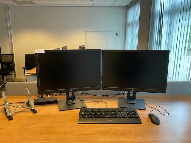 Hp elite display e242 monitor (2x) - afbeelding 1 van  6