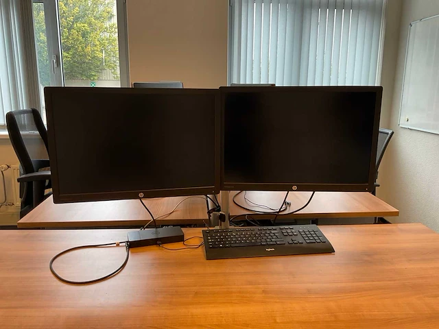 Hp elite display e242 monitor (2x) - afbeelding 1 van  6
