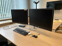 Hp elite display e242 monitor (2x) - afbeelding 1 van  7