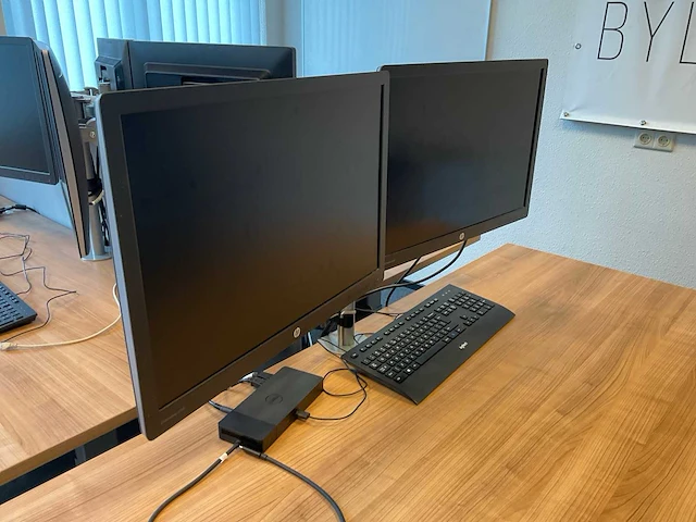Hp elite display e242 monitor (2x) - afbeelding 3 van  6