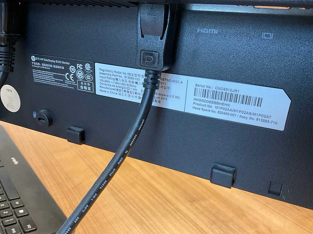 Hp elite display e242 monitor (2x) - afbeelding 5 van  6
