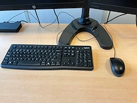 Hp elite display e242 monitor (2x) - afbeelding 2 van  5