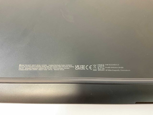 Hp elite dragonfly 13.3”, core i5 12th gen, 16 gb ram, 256 gb ssd touchscreen chromebook - afbeelding 7 van  7