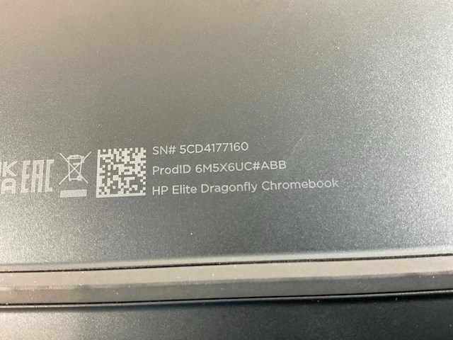 Hp elite dragonfly 13.3”, core(tm) i5 12th gen, 16 gb ram, 256 gb ssd touchscreen chromebooks (2x) - afbeelding 8 van  16