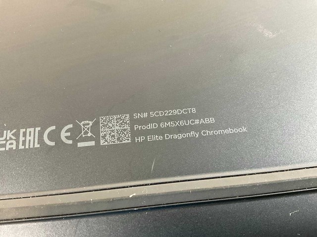 Hp elite dragonfly 13.3”, core(tm) i5 12th gen, 16 gb ram, 256 gb ssd touchscreen chromebooks (2x) - afbeelding 16 van  16
