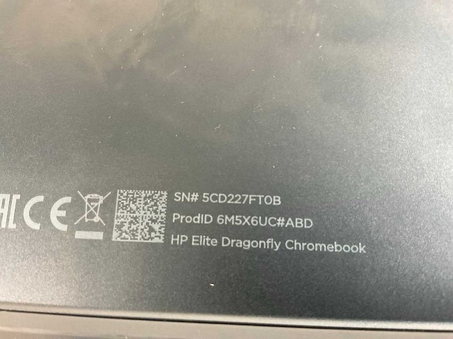 Hp elite dragonfly 13.3”, core(tm) i5 12th gen, 16 gb ram, 256 gb ssd touchscreen chromebooks (2x) - afbeelding 16 van  16