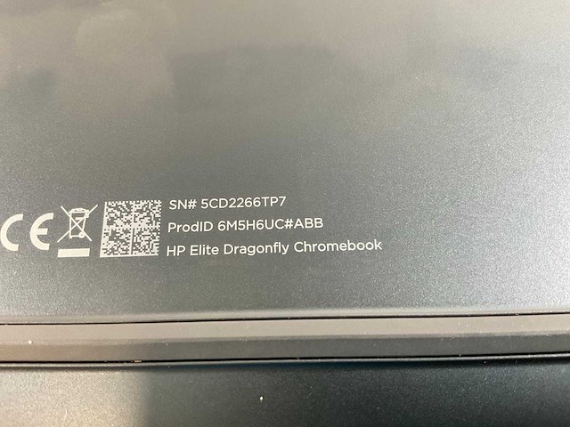 Hp elite dragonfly 13.3”, core(tm) i5 12th gen, 16 gb ram, 256 gb ssd touchscreen chromebooks (2x) - afbeelding 17 van  17