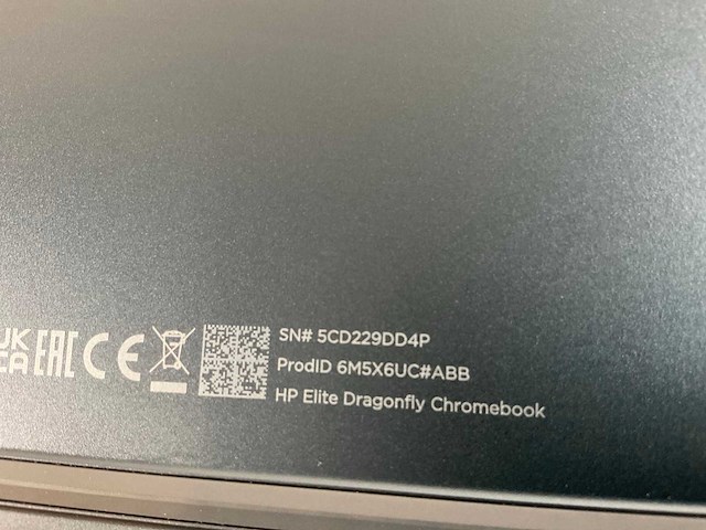 Hp elite dragonfly 13.3”, core(tm) i7 12th gen, 16 gb ram, 256 gb ssd touchscreen chromebooks (2x) - afbeelding 8 van  16