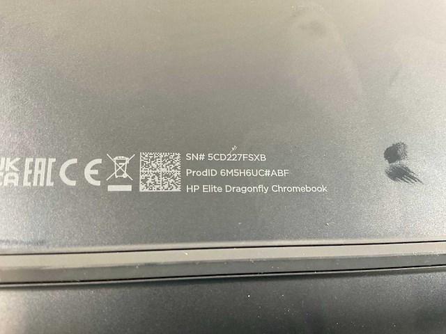 Hp elite dragonfly 13.3”, core(tm) i7 12th gen, 32 gb ram, 512 gb ssd touchscreen chromebooks (2x) - afbeelding 9 van  17