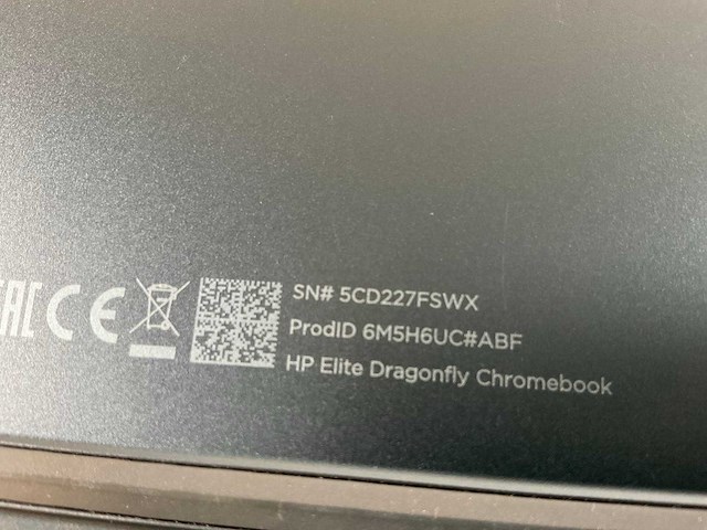 Hp elite dragonfly 13.3”, core(tm) i7 12th gen, 32 gb ram, 512 gb ssd touchscreen chromebooks (2x) - afbeelding 17 van  17