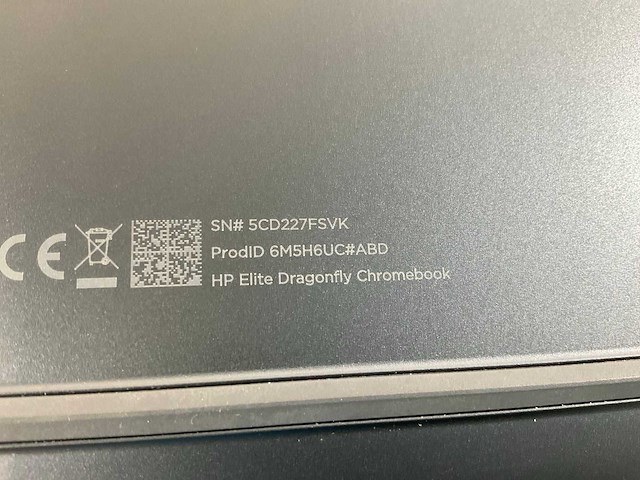 Hp elite dragonfly 13.3”, core(tm) i7 12th gen, 32 gb ram, 512 gb ssd touchscreen chromebooks (2x) - afbeelding 8 van  16