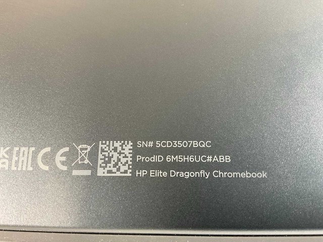 Hp elite dragonfly 13.3”, core(tm) i7 12th gen, 32 gb ram, 512 gb ssd touchscreen chromebooks (2x) - afbeelding 16 van  16