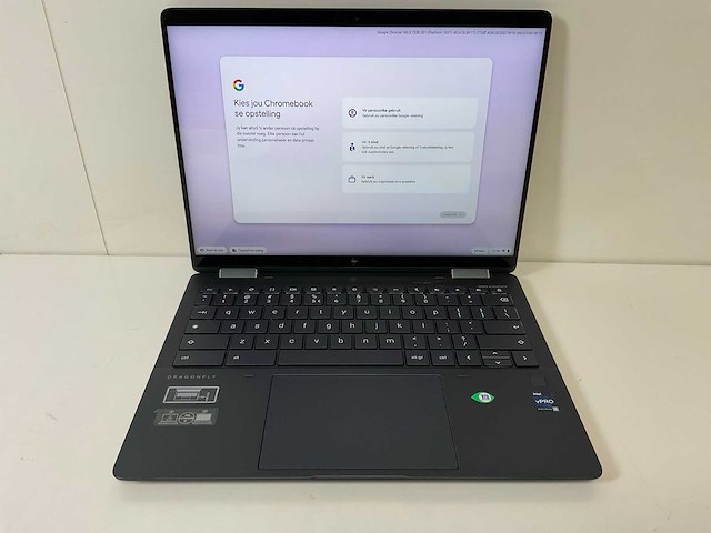Hp elite dragonfly 13.5”, core i5 12th gen, 16 gb ram, 256 gb ssd touchscreen chromebook - afbeelding 1 van  7