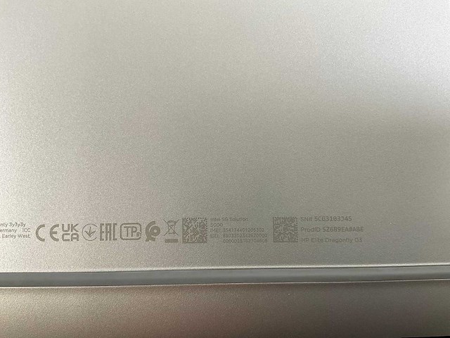 Hp elite dragonfly g3 13,5”, core(tm) i7 12th gen, 32 gb ram, 1 tb nvme laptop - afbeelding 7 van  7
