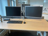 Hp elite e241i monitor (2x) - afbeelding 1 van  6