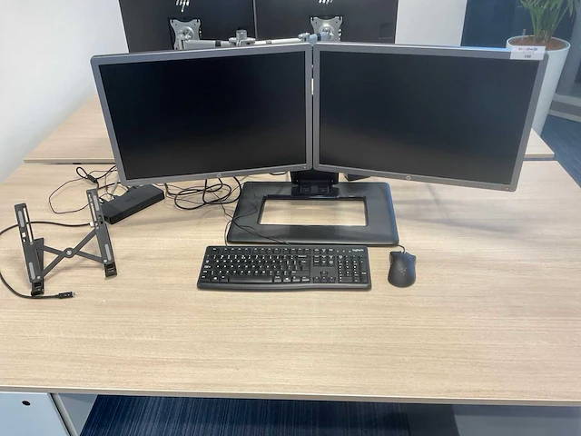Hp elite e241i monitor (2x) - afbeelding 1 van  7