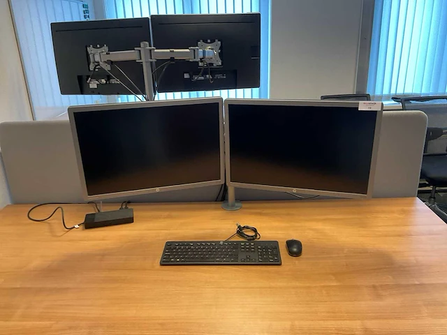 Hp elite e241i monitor (2x) - afbeelding 2 van  7
