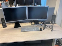 Hp elite e241i monitor (2x) - afbeelding 1 van  6