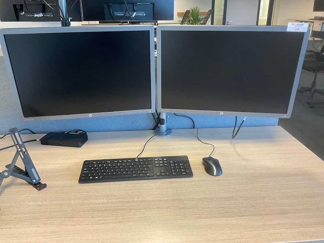 Hp elite e241i monitor (2x) - afbeelding 7 van  7
