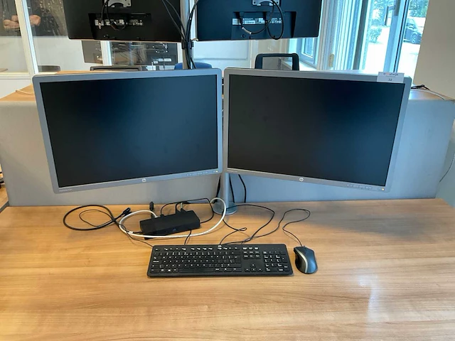 Hp elite e241i monitor (2x) - afbeelding 1 van  5