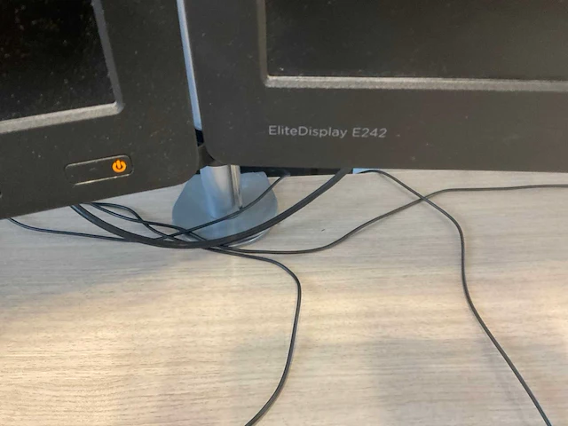 Hp elite e242 monitor (2x) - afbeelding 5 van  6