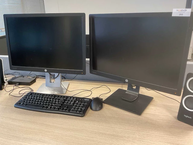 Hp elite e242 monitor (2x) - afbeelding 2 van  7