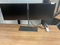 Hp elite e242 monitor (2x) - afbeelding 1 van  3