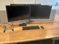 Hp elite e242 monitor (2x) - afbeelding 1 van  5