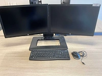 Hp elite e242 monitor (2x) - afbeelding 1 van  3