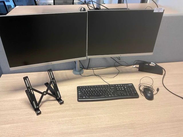 Hp elite e243i monitor (2x) - afbeelding 1 van  6