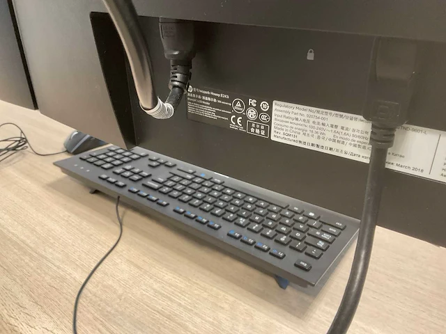 Hp elite e243i monitor (2x) - afbeelding 6 van  6