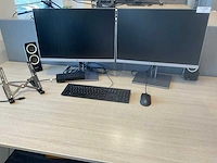 Hp elite e243i monitor (2x) - afbeelding 1 van  5