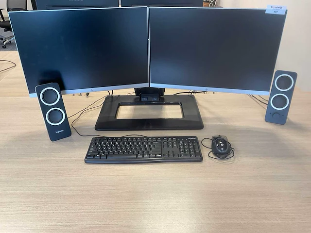 Hp elite e243i monitor (2x) - afbeelding 2 van  5