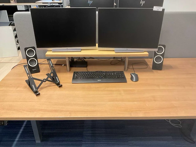 Hp elite e243i monitor (2x) - afbeelding 1 van  5