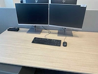 Hp elite e243i monitor (2x) - afbeelding 1 van  4