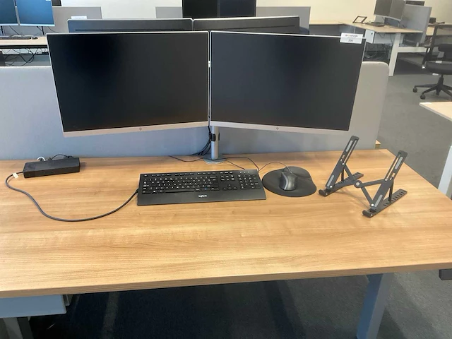 Hp elite e243i monitor (2x) - afbeelding 1 van  5