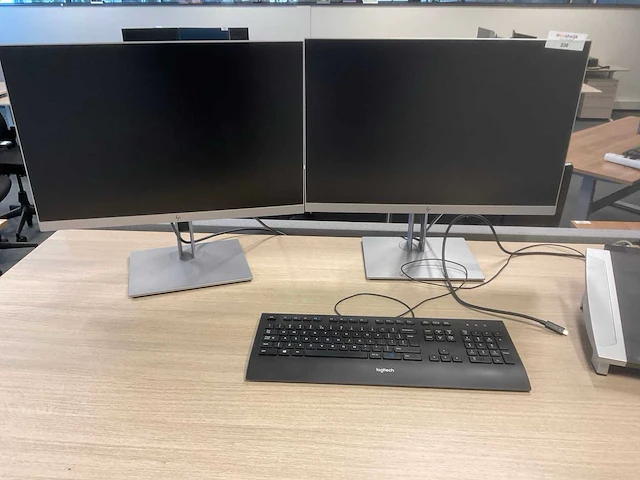 Hp elite e243i monitor (2x) - afbeelding 1 van  5