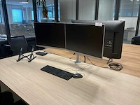 Hp elite e243i monitor (2x) - afbeelding 1 van  6