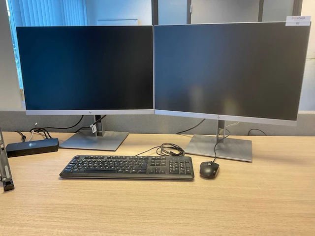 Hp elite e243i monitor (2x) - afbeelding 2 van  6