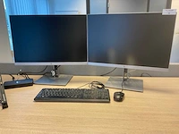 Hp elite e243i monitor (2x) - afbeelding 2 van  6