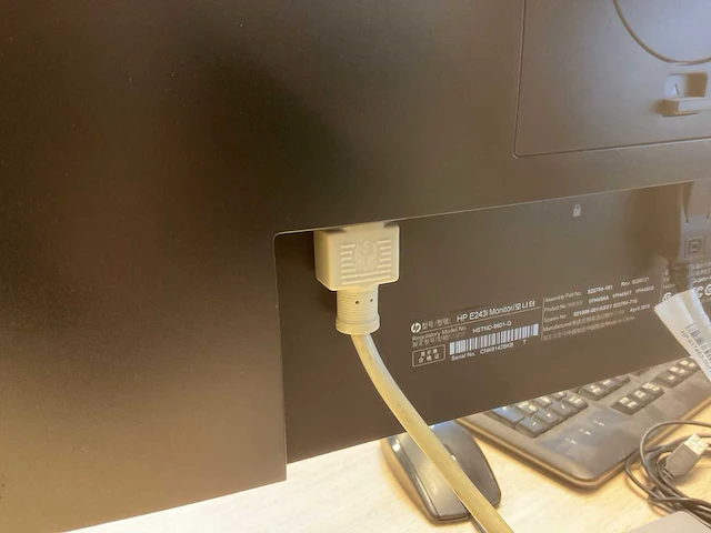 Hp elite e243i monitor (2x) - afbeelding 6 van  6